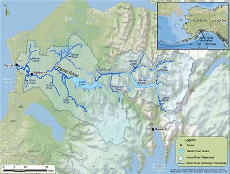 Russian River Alaska Map - Ardath Merralee