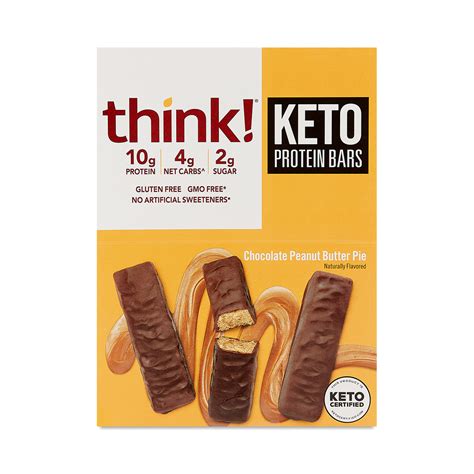 think! Protein bars Keto Protein Bar, Chocolate Peanut Butter | Thrive ...