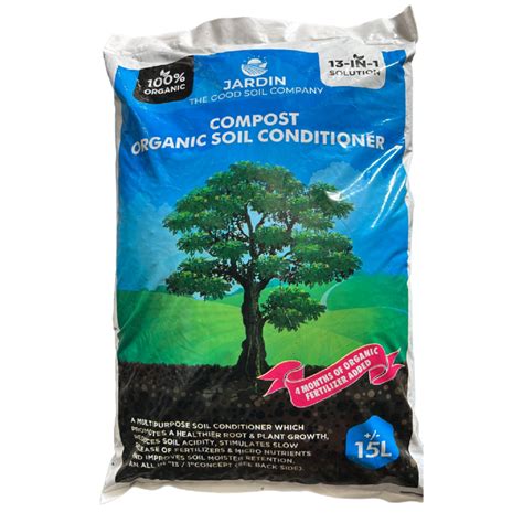 JARDIN Compost (Organic Soil Conditioner) (15L bag)