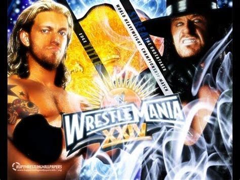 WWE Wrestlemania 24 The Undertaker Vs Edge | Wrestlemania 24 ...