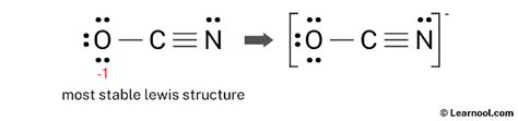 OCN- Lewis structure - Learnool