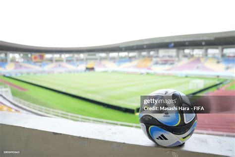 Official ball of FIFA U-17 World Cup 2023 at Stadion Manahan on... News ...