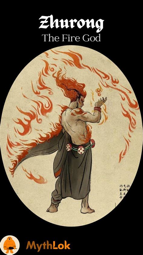 Zhurong: The Fire God Korean Mythology, Mythology Art, Burning Bridges ...