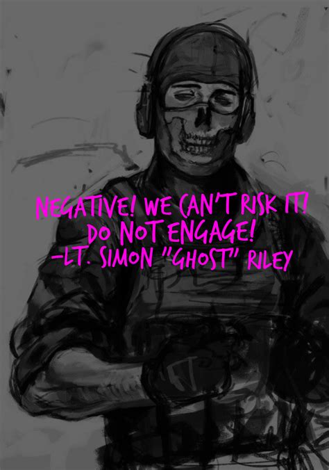 game character quote • lt. simon "ghost" riley | Call of duty ghosts ...