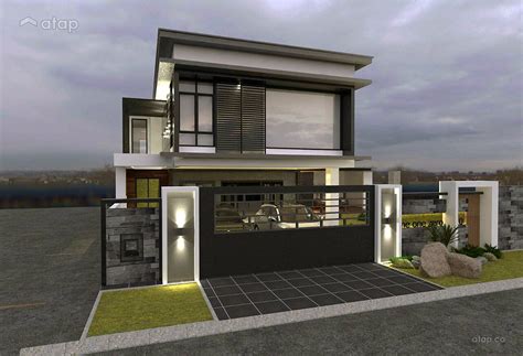 Contemporary Modern Exterior semi-detached design ideas & photos ...