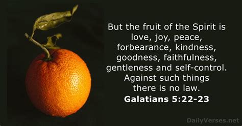 Galatians 5:22-23 - Bible verse - DailyVerses.net