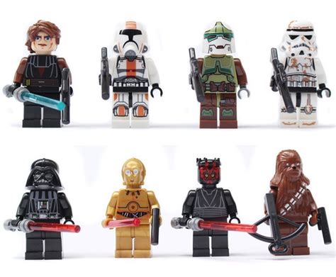 Set of 8 Star Wars Lego-Compatible Minifigures Only $7.98 ...