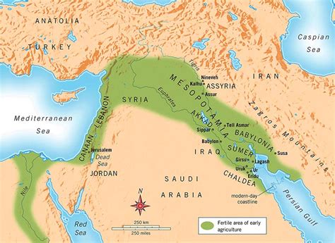 Mesopotamia World Map