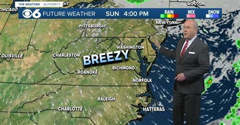 More gusty breezes and sunshine for Sunday