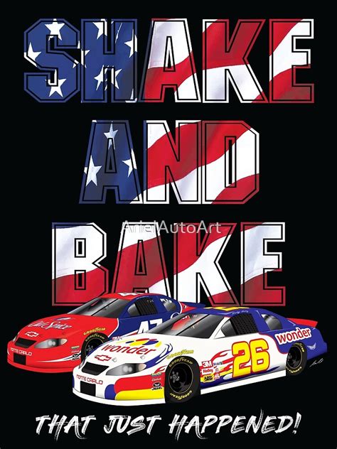 "Shake and Bake - Ricky Bobby" Poster for Sale by ArielAutoArt | Redbubble