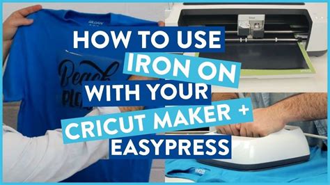 How To Use Iron On With Your Cricut Maker + EasyPress For Beginners ...