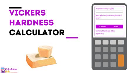 Vickers Hardness Calculator Online