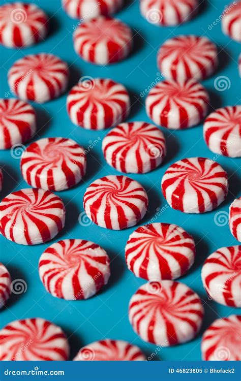 Sweet Red and White Peppermint Candy Stock Image - Image of sugar ...