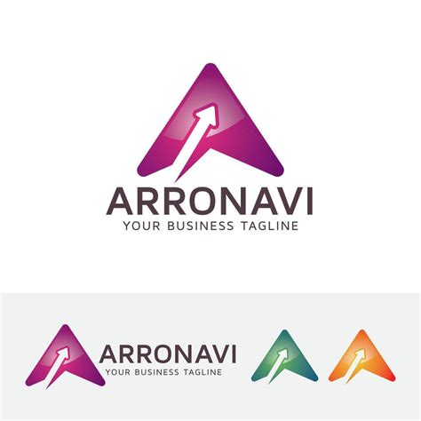 Arrow vector concept logo design 6198384 Vector Art at Vecteezy