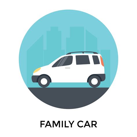 Trendy Family Car 15035199 Vector Art at Vecteezy