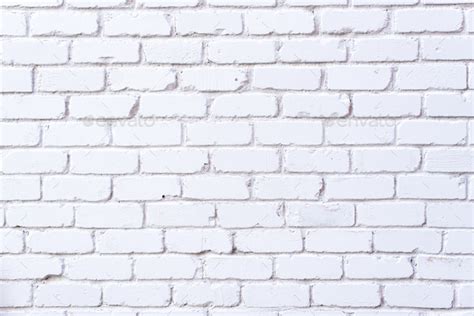 White brick wall texture. Background with copy space for design Stock ...