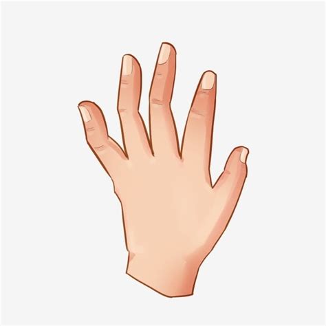 Cartoon Gesture Illustration PNG Image, Cartoon Left Hand Gesture ...