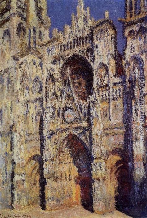 Rouen Cathedral, Full Sunlight by Claude Oscar Monet | Oil Painting ...