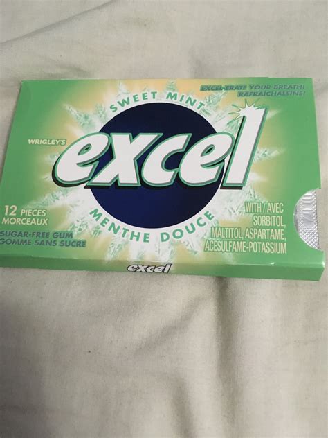 Excel Sugar-Free Sweet Mint Gum reviews in Gum - ChickAdvisor