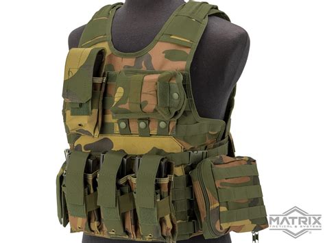 Matrix MEA Tactical Vest with M4 Magazine Pouches and Hydration Bladder ...