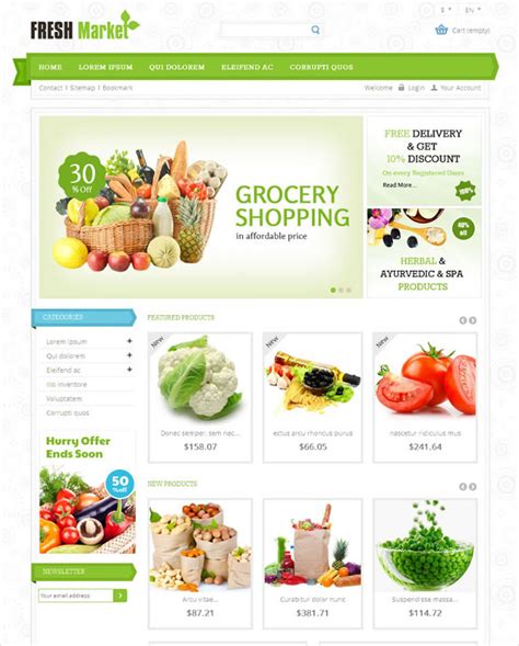 Grocery Store Grocery Website Template W3layouts, 54% OFF