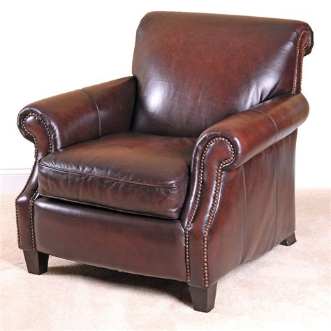 Bernhardt Brown Leather Club Chair | EBTH