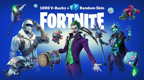 Fortnite - 1000 V-Bucks + Random Skin US XBOX One / Xbox Series X|S CD ...