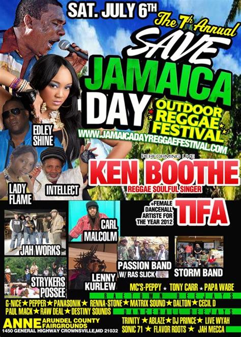 The Greatest Reggae Show - Jamaica Day Reggae Festival | Reggae ...