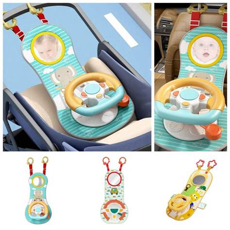 Steering Wheel Simulation Steering Wheel Car Seat Toy Toddler Steering ...