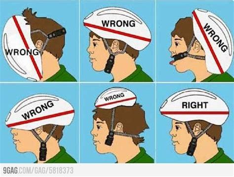 How to wear a helmet | Funny pictures, Hilarious, Tumblr funny