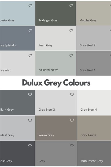 Dulux Grey Colour Chart: The Dulux Grey Colours - Sleek-chic Interiors ...