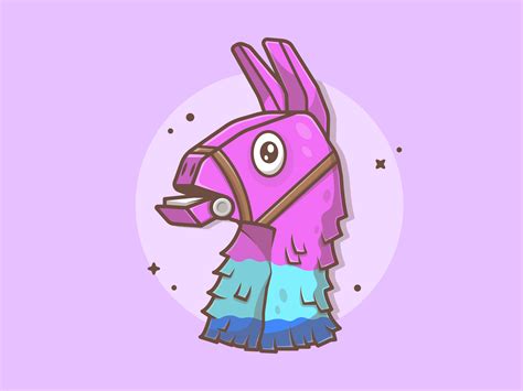 Llama Fortnite! 😁🔫 | Easy drawings, Llama drawing, Cute drawings