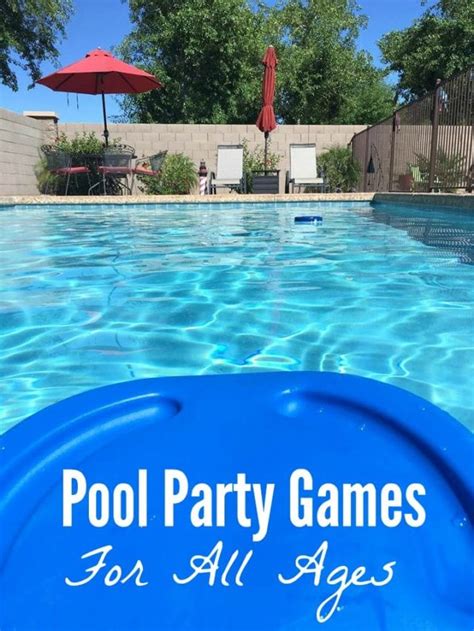 Pool Party Games for All Ages | Shaping Up To Be A Mom