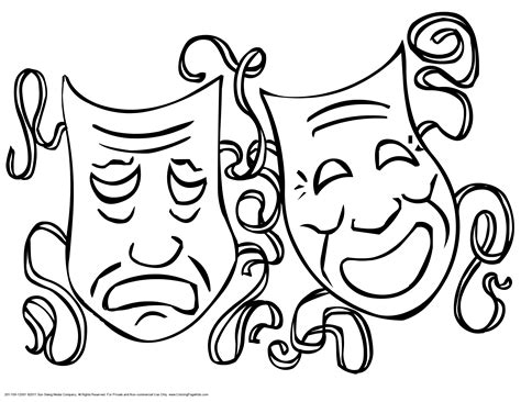 Mardi Gras Mask Coloring Page - Coloring Home