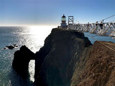 Point Bonita Lighthouse At San Francisco Bay In The Marin Headlands