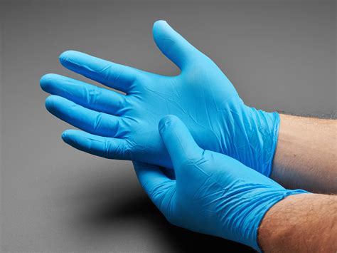 Small Nitrile Disposable Gloves - 100 Piece Glove Box [Blue] : ID 4589 ...