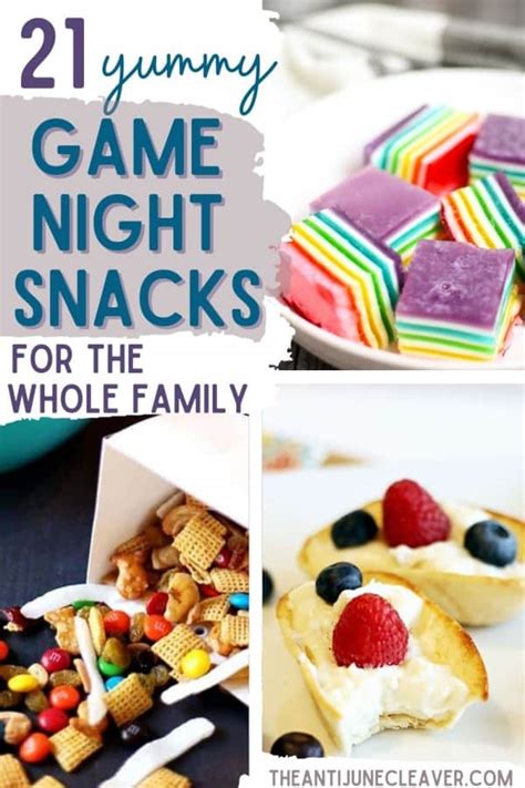 21 Yummy Family Game Night Snack Ideas | The Anti-June Cleaver