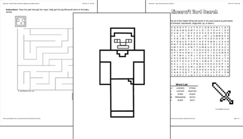 Minecraft Activities - Themes