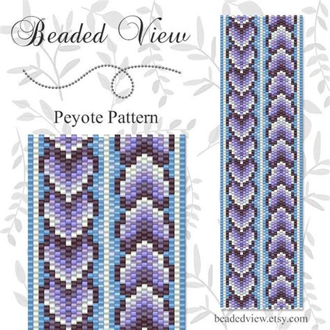 Peyote Bead Pattern Peyote Stitch Bead Pattern Peyote | Etsy