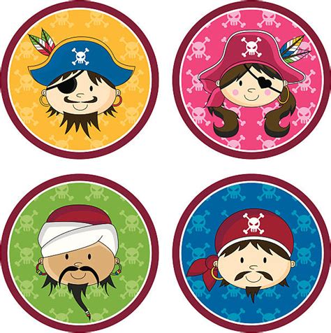 40+ Girl Pirate Eye Patch Clip Art Illustrations, Royalty-Free Vector ...