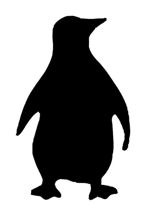 Silhouette - penguin - Openclipart