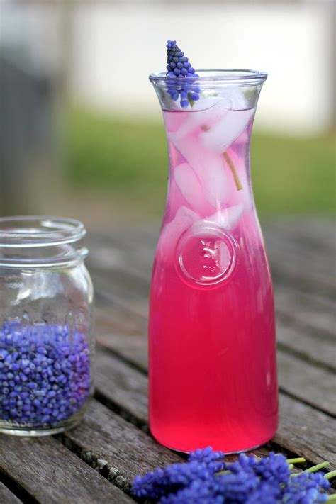 Refreshing Grape Hyacinth Lemonade