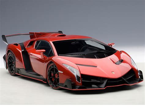 Lamborghini Veneno 2013 (red) - Die-cast model - AutoArt 74508