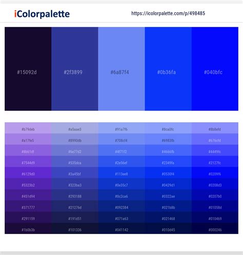 5 Latest Color Schemes with Cornflower Blue And Blue Color tone ...