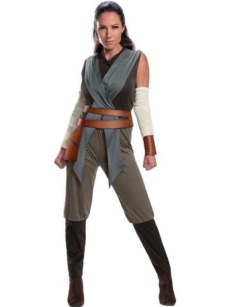 Star Wars Episode VIII - The Last Jedi Women's Rey Costume - PartyBell.com