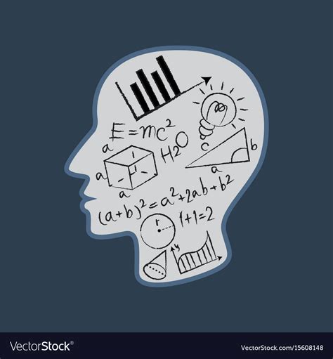 Mathematics logo Royalty Free Vector Image - VectorStock