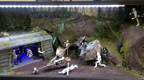 Star Wars diorama endor bunker - YouTube