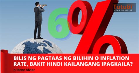 Bilis ng pagtaas ng bilihin o inflation rate, bakit hindi kailangang ...