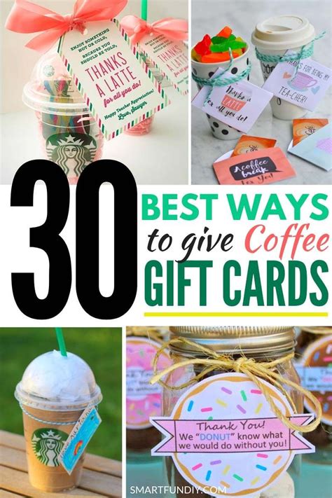 39 Unique Fun Coffee Gift Card Ideas to Make