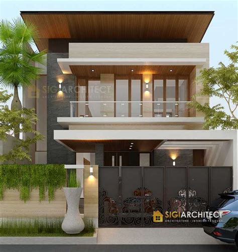 Desain Rumah Minimalis Modern 2 Lantai Type 350